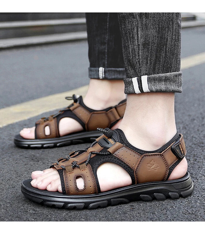 Summer Men's Casual Shoes Comfortable Trekking Sandals Outdoor Beach Slipper