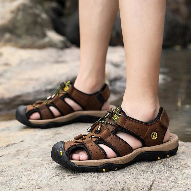 Summer Men's Sandals Outdoor Walking Shoes Comfortable Non-slip Beach Slipper