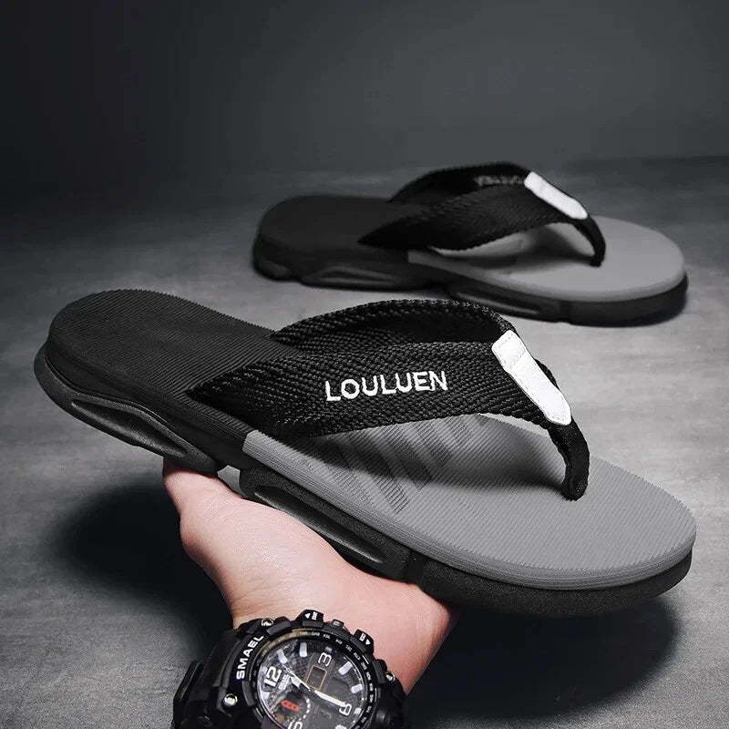 High quality brand men flip flops summer beach flip flops men fashion breathable