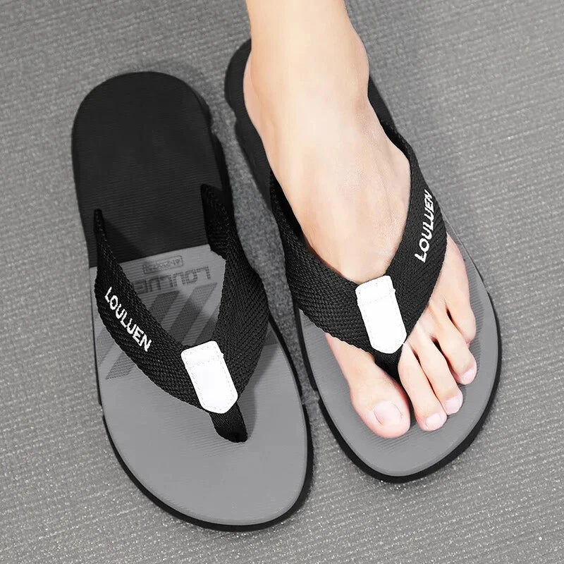 High quality brand men flip flops summer beach flip flops men fashion breathable