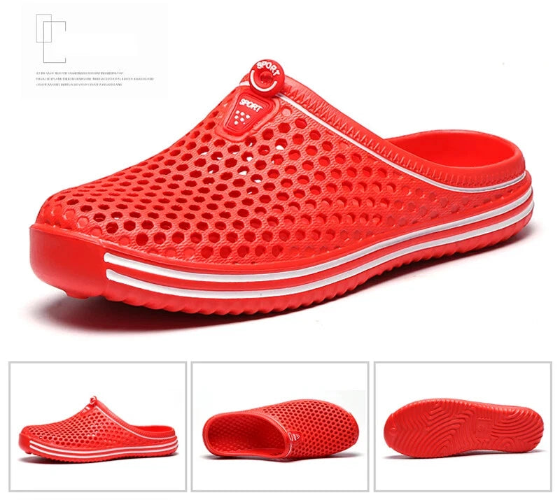 Comfortable Sandals Beach Shoes Slip on Garden Clogs Casual Water Shower Slipper