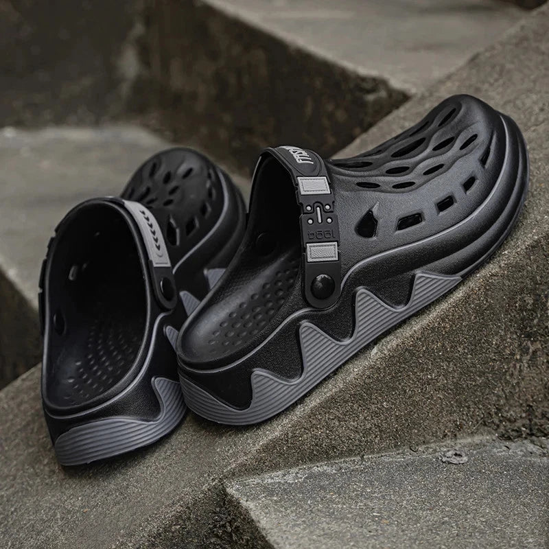 Men's Summer Shoes Style Cave Shoes Double Wear Slippers Beach Outdoor Sandals