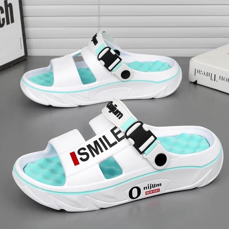 New Men's Massage EVA Slides Ultimate Comfort for Indoors Outdoors Shoes Gift