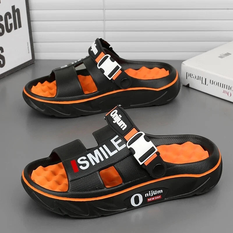 New Men's Massage EVA Slides Ultimate Comfort for Indoors Outdoors Shoes Gift