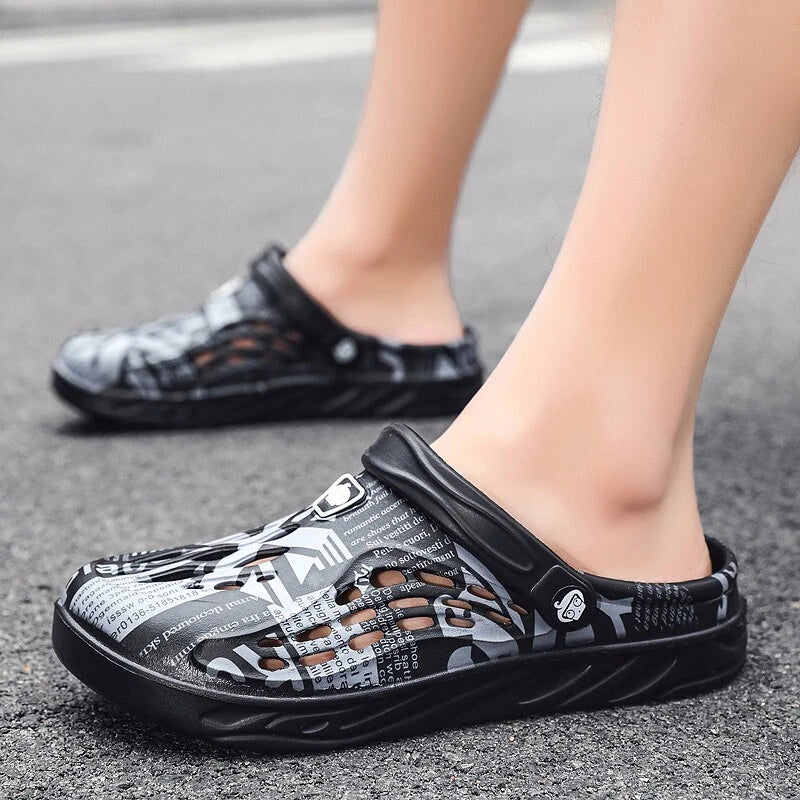 Mens Womens Beach Garden Pool Anti-slip Clogs Mules Sandals Slippers Flats Shoes