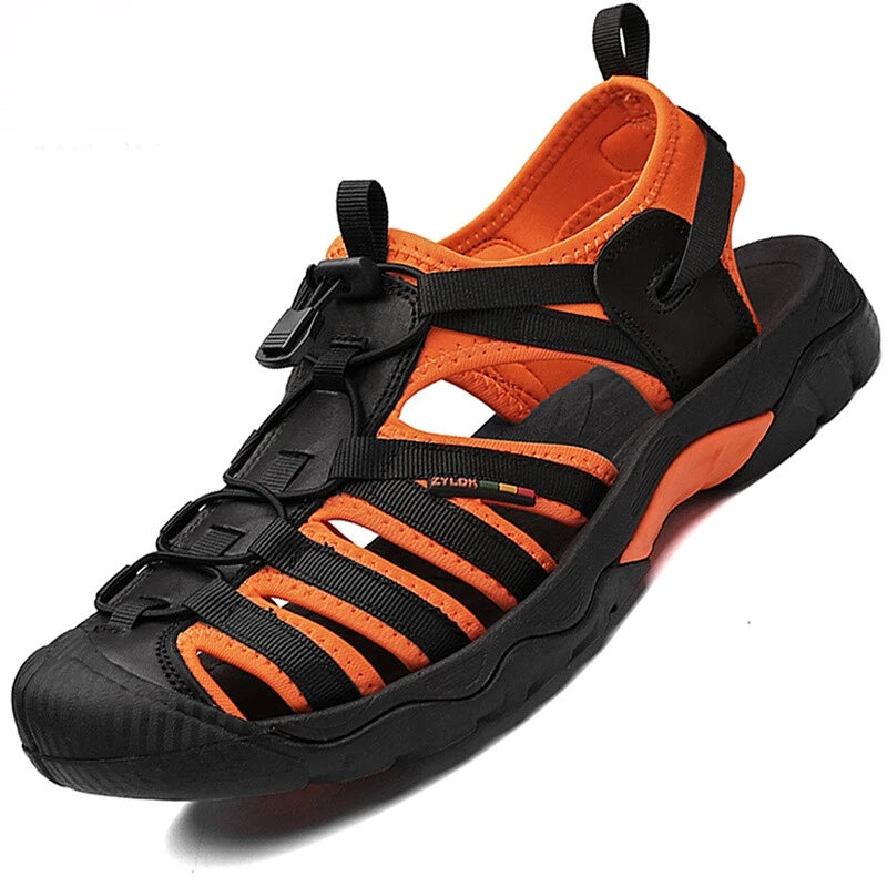 Summer Men's Sandals Roman Beach Slippers Outdoor Wading Non-slip Sneakers