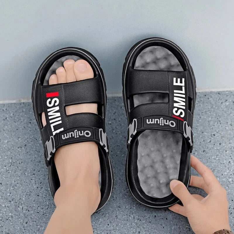 New Men's Massage EVA Slides Ultimate Comfort for Indoors Outdoors Shoes Gift